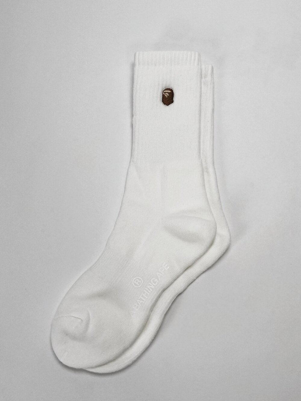 Ape One Point Socks - Cushioned Crew Socks - Unisex - Size M